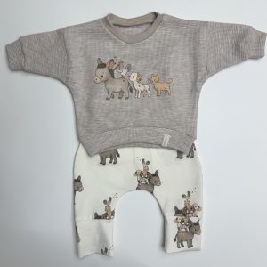 Alternative view of Musikanten handgezeichnet beige meliert 2025