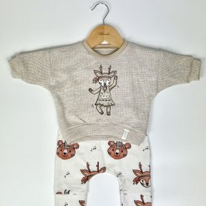 Alternative view of Schlummipullover beige meliert Reh