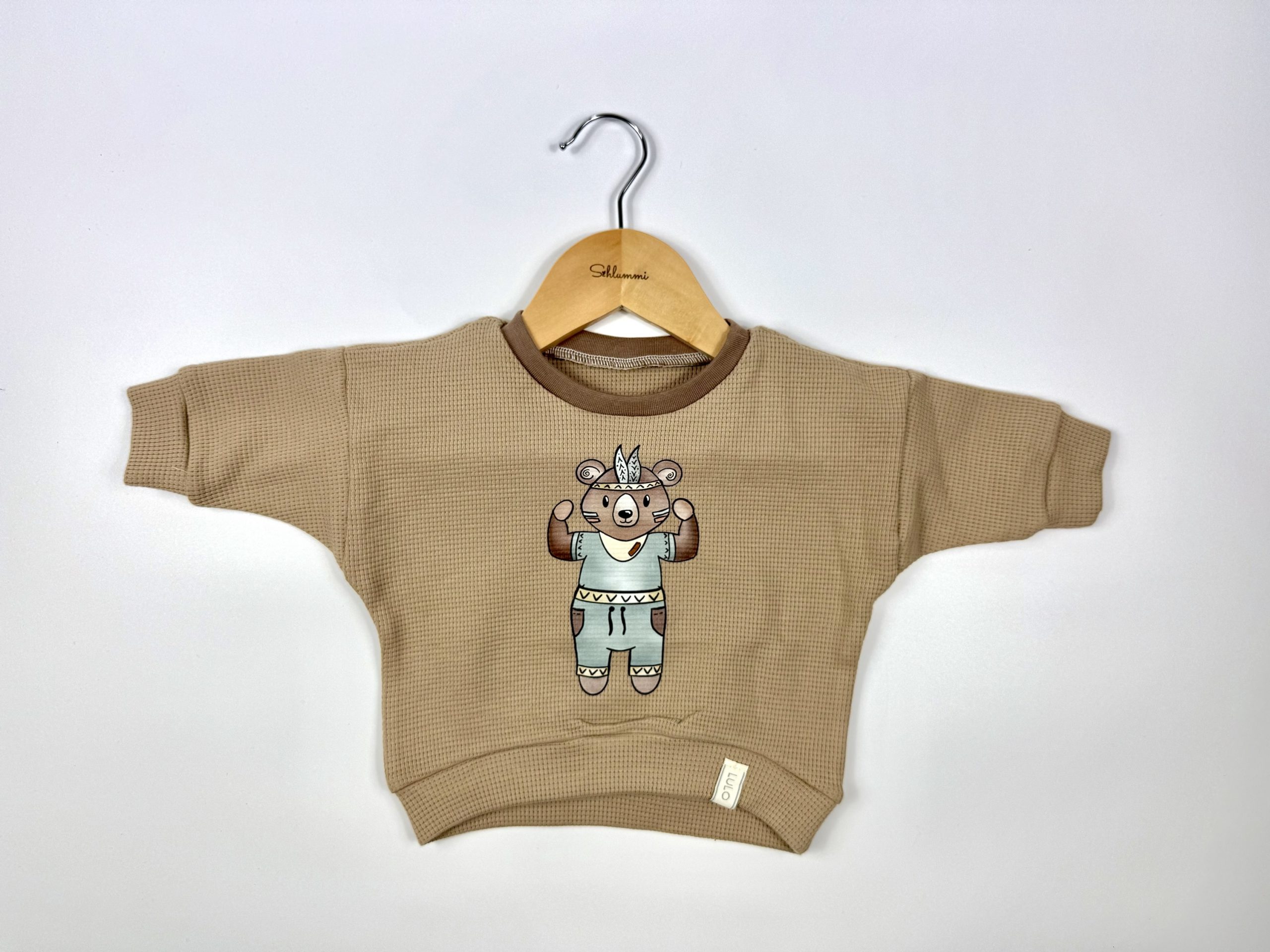 Schlummipullover Caramel Bär