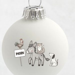 Weihnachtskugel Moin