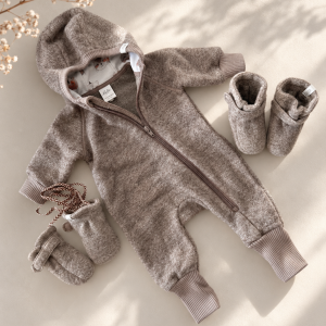 Wollwalkoverall Beige
