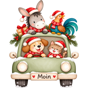Bügelbild Weihnachten