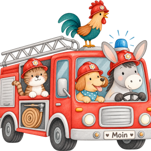 Bügelbild Feuerwehr