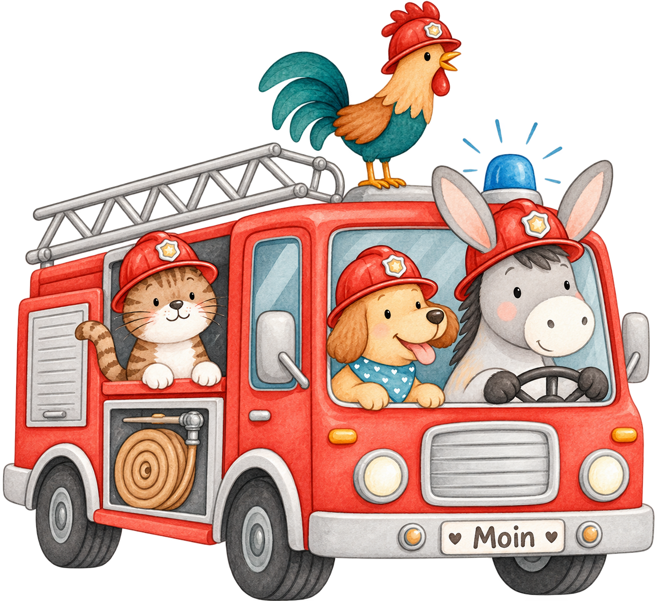 Bügelbild Feuerwehr