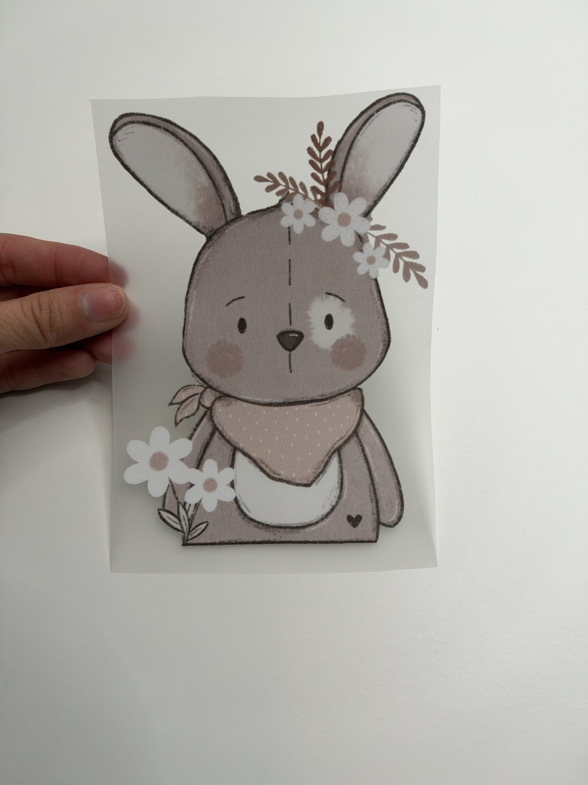 Bügelbild Hasen