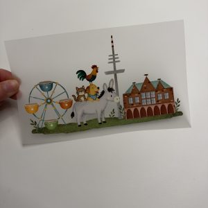 Bügelbild Skyline